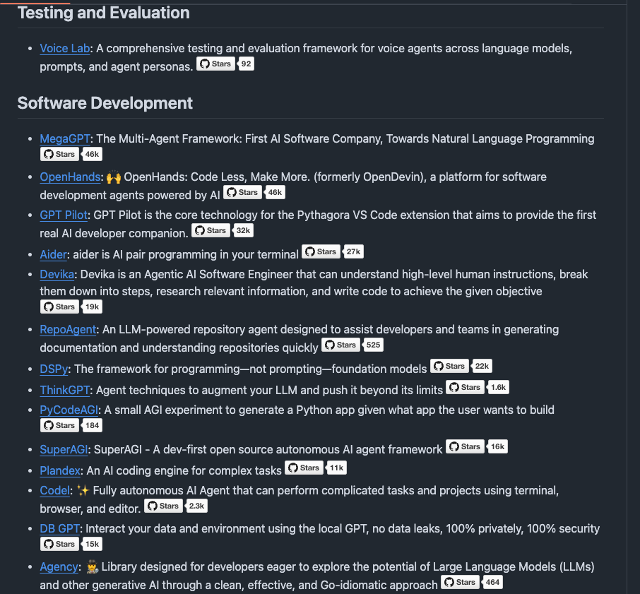 Web2 Agent 项目汇总